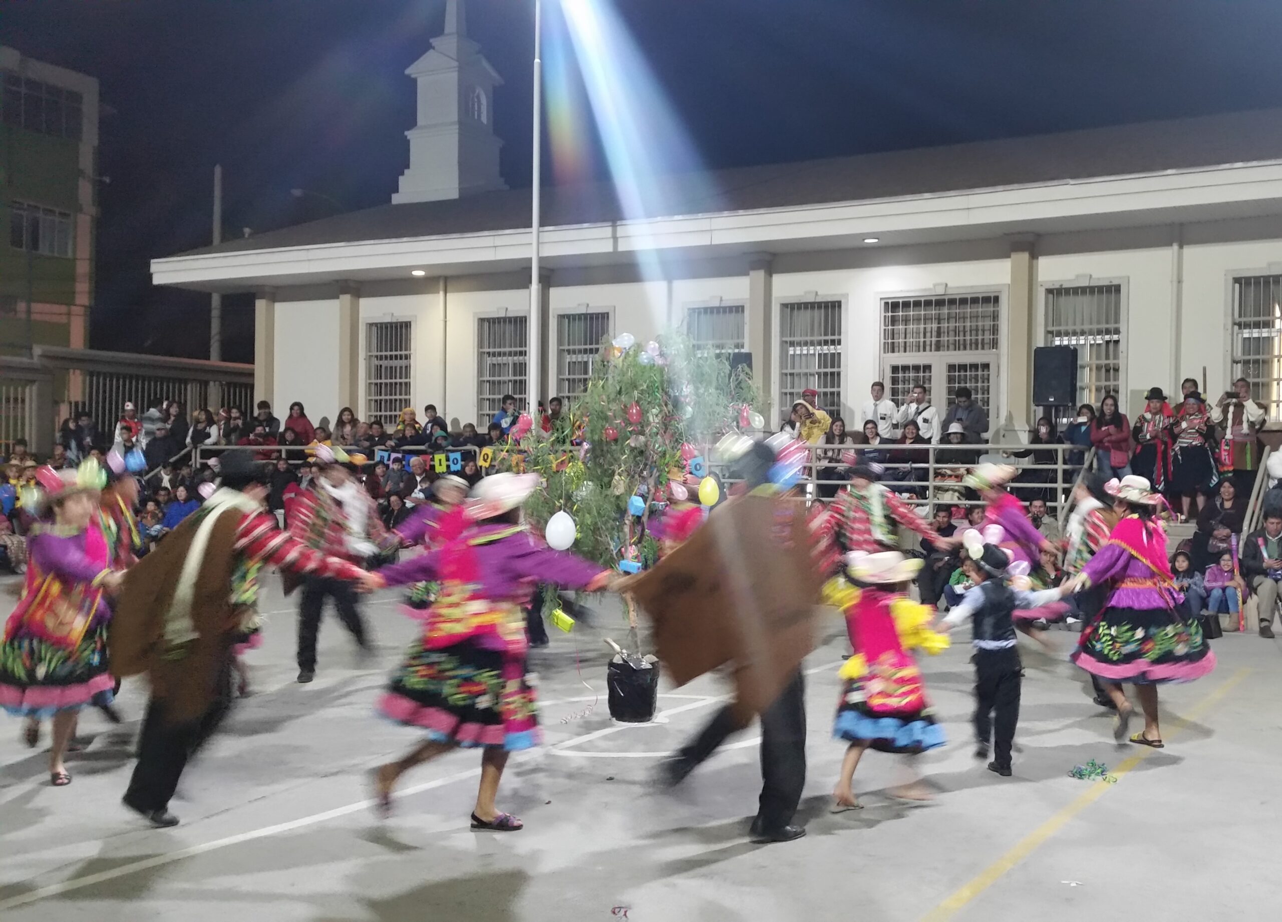 A Latter-day Saint ward's contribution to a stake folkloric dance conmpetition in Arequipa, Peru.