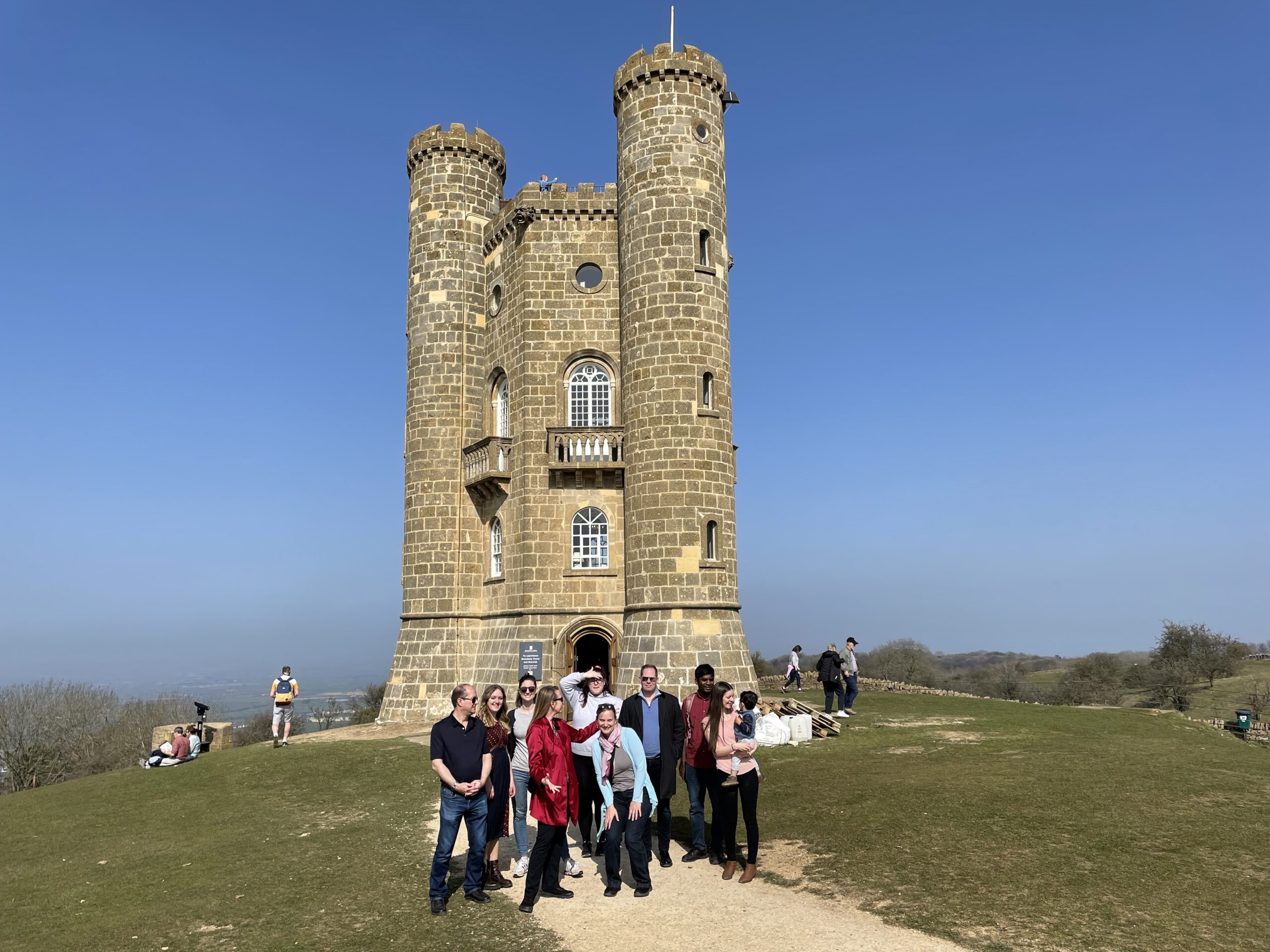 2022 GMS Conference attendees visiting Broadway Tower.
